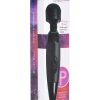 Wand Essentials Wander Wand Vibrating Multi-Speed Travel Size Wand - Black **Special Order**