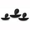 Master Series Dark Droplets Curved Anal Trainer Set (3 Pieces) - Black
