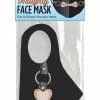 Super Naughty Dog Bone Gag Mask - Black