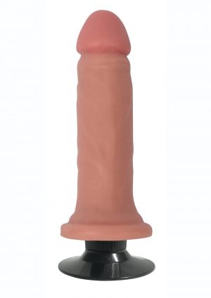 Jock Bareskin Realistic Vibrating Dong 6in - Vanilla