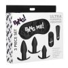 Bang! Backdoor Adventure Butt Plug Kit (Set of 5) - Black