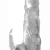 Wet Dreams Jacked Rabbit Silicone Penis Extender - Clear
