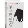 Boundless Thong With Garter Harness - 2XL/3XL - Black