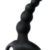 Anal-Ese Collection Rechargeable Vibrating Silicone Alpha Plug #2 - Black