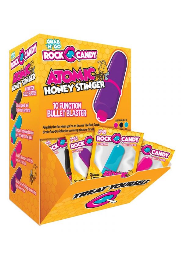 Rock Candy Atomic Honey Stinger Display (24 Per Display)