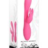 Bunny Kisses Rechargeable Silicone Rabbit Vibrator - Pink