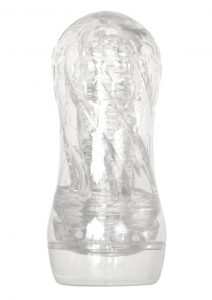 Zero Tolerance Twist Stroker - Clear/Blue
