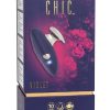 Chic Violet Silicone Rechargeable Massager - Blue
