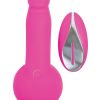 Ballistic Silicone Rechargeable Vibrator With Remote Control - Pink