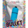 Foil Pack 3-Speed Bullet Vibrator - Blue
