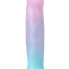 Avant D17 Lucky Silicone Dildo 8in - Multi Color