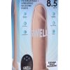 Swell 7X Inflatable andamp; Vibrating Silicone Rechargeable Dildo With Remote Control 8.5in - Vanilla