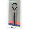 Lux Active Tether Adjustable Silicone Cock Tie - Black/Silver