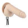 Lux Active Tether Adjustable Silicone Cock Tie - Black/Silver