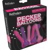 Pecker Balloons Assorted Colors 6 Pack