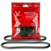 The Xplay Silicone Thin Wrap Ring 12in (2 Pack) - Black