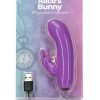 PowerBullet Alice`s Bunny Silicone Rechargeable Rabbit - Purple