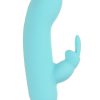 PowerBullet Alice`s Bunny Silicone Rechargeable Rabbit - Teal