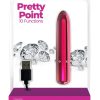 PowerBullet Pretty Point Rechargeable Bullet Vibrator - Pink