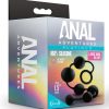 Anal Adventure Platinum Silicone Large Anal Beads - Black