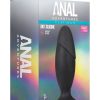 Anal Adventures Platinum Silicone Rocket Plug - Black