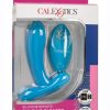 Silicone Remote Pulsing Pleaser Rechargeable Vibrator - Blue