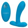 Silicone Remote Pulsing Pleaser Rechargeable Vibrator - Blue