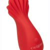 Red Hot Fuego Rechargeable Silicone Massager - Red
