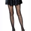 Leg Avenue Spider Lace Pantyhose - O/S - Black