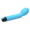 Bang! 10X Rechargeable Silicone G-Spot Vibrator - Blue