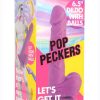 Pop Peckers Dildo with Balls 6.5in - Purple