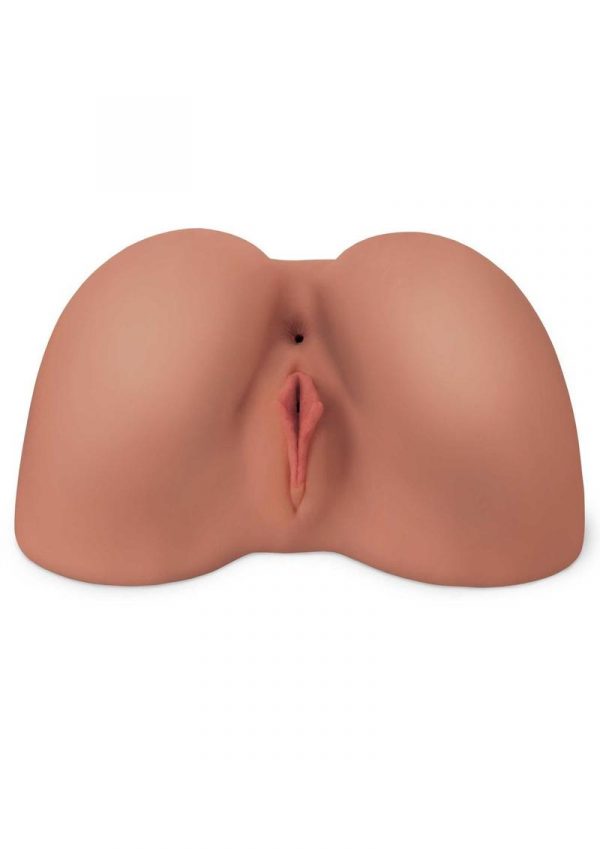 PDX Plus Perfect 10 Booty Realistic Pussy andamp; Ass Masturbator - Caramel