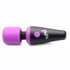 Bang! 10X Vibrating Mini Rechargeable Silicone Wand Massager- Purple