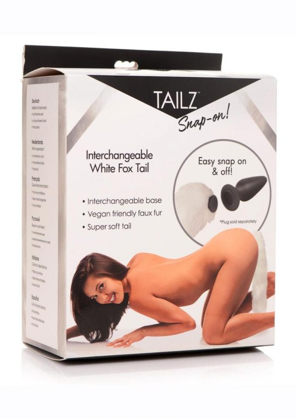 Tailz Interchangeable Fox Tail Accessory - White