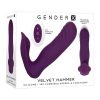 Gender X Velvet Hammer Rechargeable Silicone Wearable Vibrator - Purple
