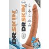 Dr. Skin Glide Self Lubricating Dildo 7.5in - Mocha