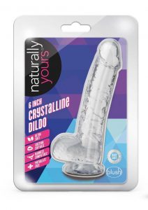 Naturally Yours Crystalline Dildo 6in - Diamond