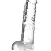 Naturally Yours Crystalline Dildo 7in - Diamond