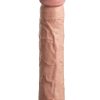 King Cock Elite Dual Density Silicone Dildo 11in - Vanilla