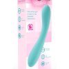 Rock Candy Dreamland Rechargeable Silicone G-Spot Vibrator - Blue