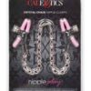 Nipple Play Crystal Chain Nipple Clamps - Pink