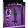 Anal Fantasy Elite Auto-Throb Rechargeable Silicone Inflatable Vibrating Plug - Black