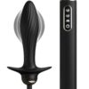 Anal Fantasy Elite Auto-Throb Rechargeable Silicone Inflatable Vibrating Plug - Black