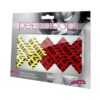 Peekaboos Caution X Pasties - Yellow/Red