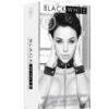Ouch! Velcro Collar with Leash and Hand Cuffs - Black