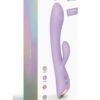 Bunny andamp; Clyde Rechargeable Silicone Rabbit Vibrator - Viva Mauve