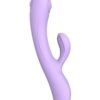 Bunny andamp; Clyde Rechargeable Silicone Rabbit Vibrator - Viva Mauve