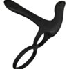 Enhancer The Ultimate Lover Rechargeable Silicone Couples Cock Ring - Black