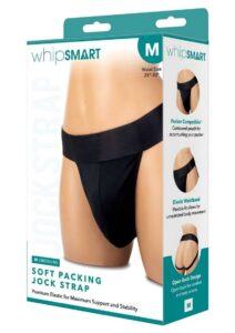 WhipSmart Soft Packing Jock Strap - Medium - Black