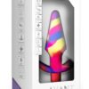 Avant Free Spirit Scarlet Silicone Vibrating Anal Plug - Multicolor